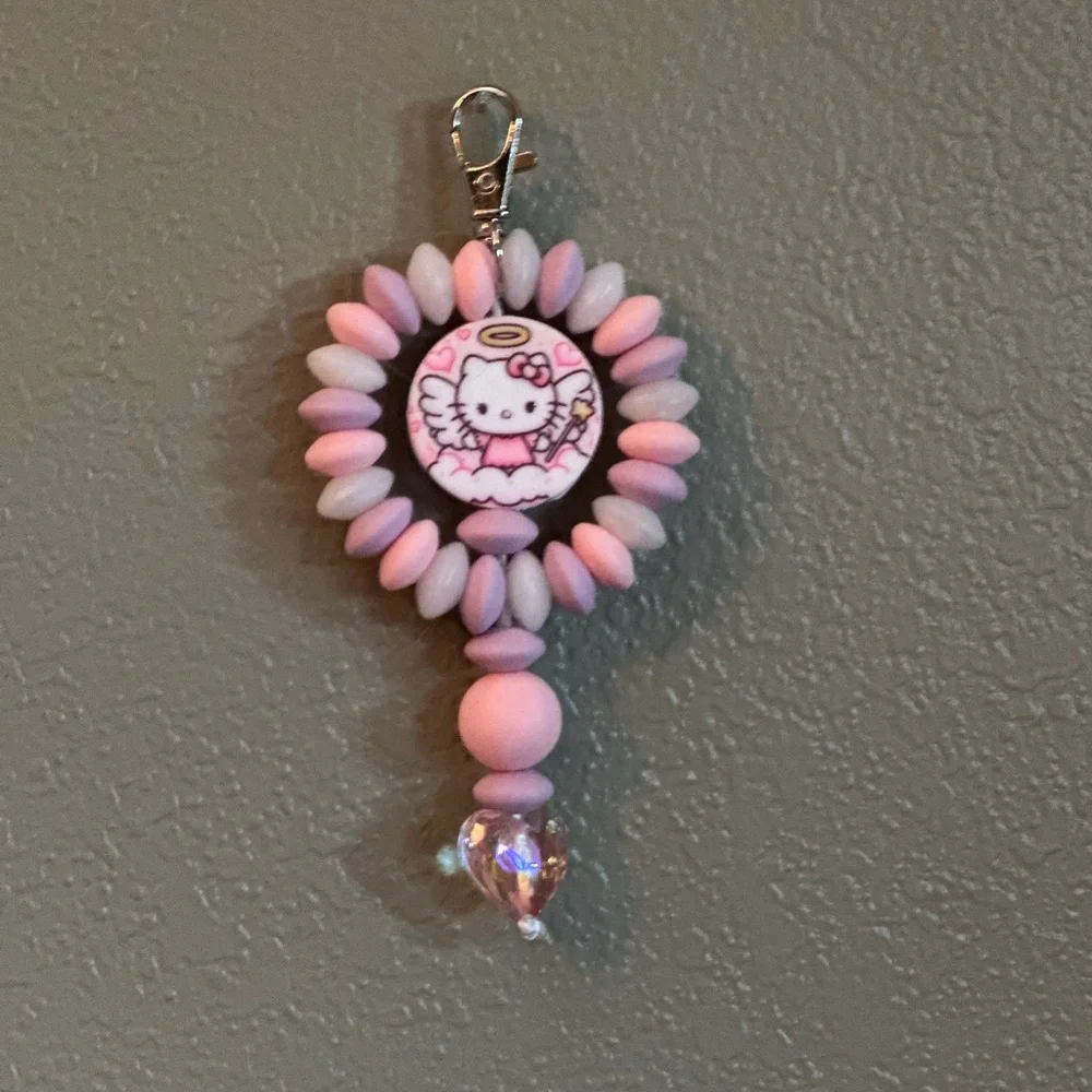 Pink Hello Kitty Key chain